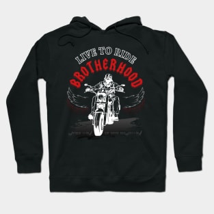 Live To Ride Brotherhood, T-shirt for Men, MotorCycle Rider Tee, Biker Dad Gift Hoodie